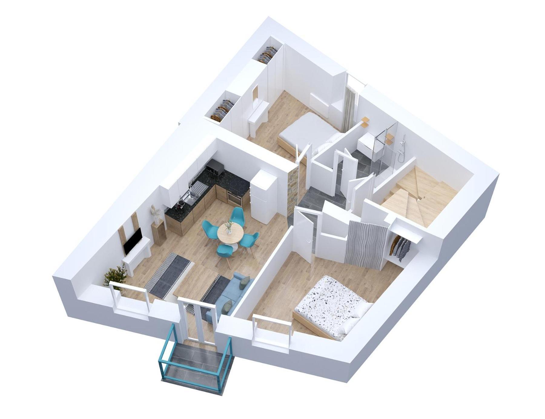 L'Emeraude - 1 A 4P - Wifi Fibre - Parking Gratuit ปงต์-แดง ภายนอก รูปภาพ