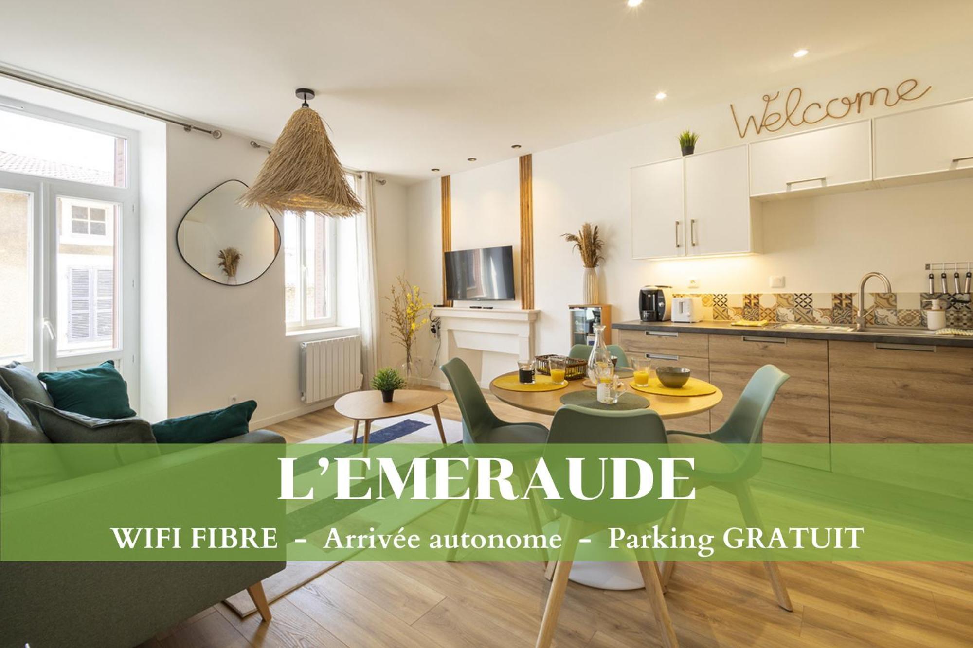 L'Emeraude - 1 A 4P - Wifi Fibre - Parking Gratuit ปงต์-แดง ภายนอก รูปภาพ